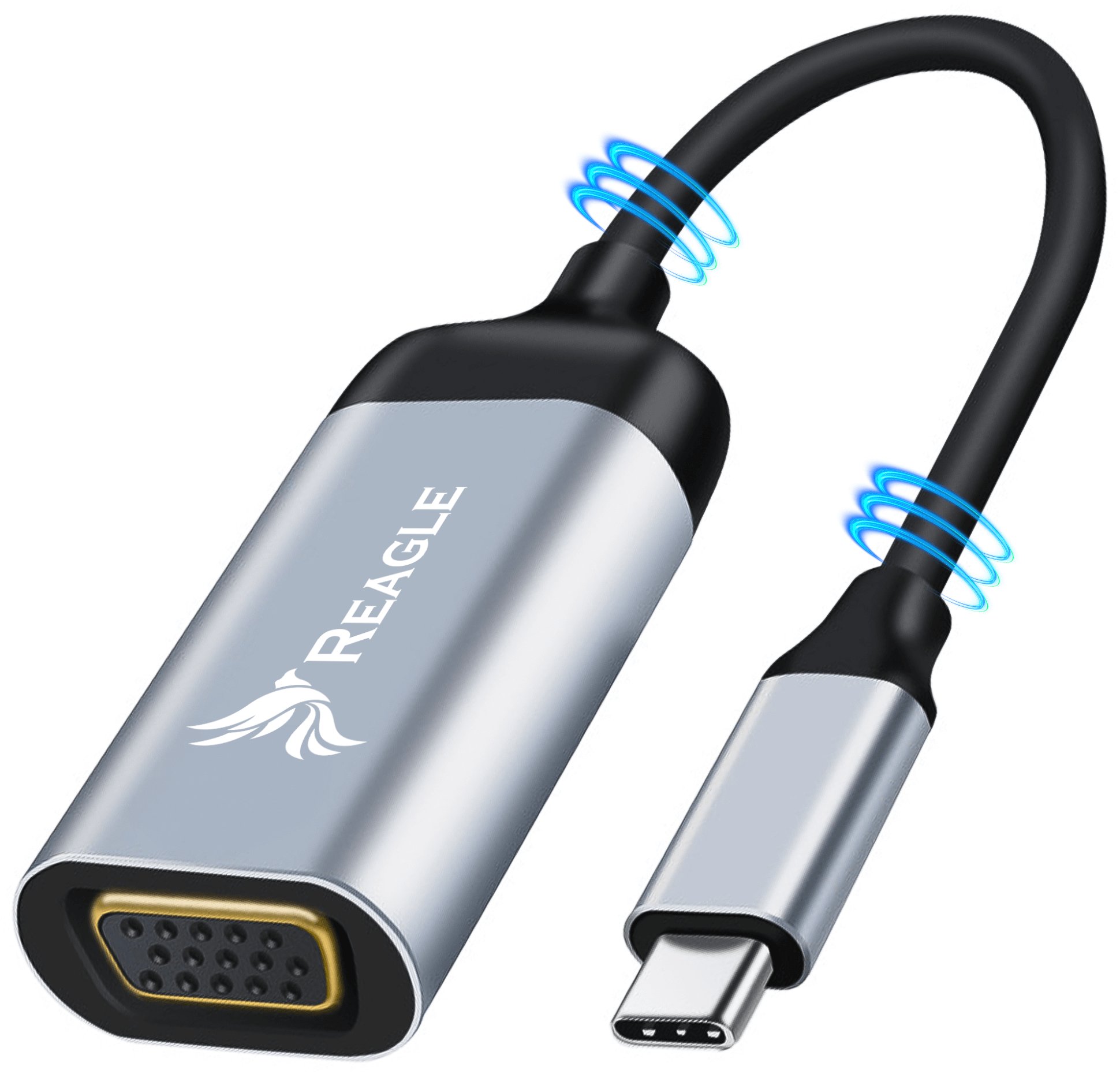 ADAPTER PRZEJŚCIÓWKA USB-C VGA Full HD 60Hz TYP-C 3.2 MHL DO MONITORA Reagle