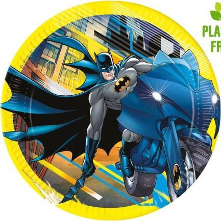 GoDan Talerzyki papierowe Batman 23cm 8szt
