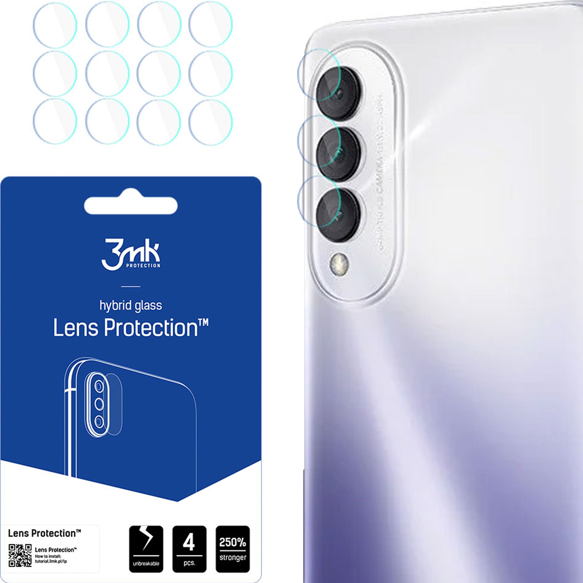 HONOR X20 SE - 3MK LENS PROTECTION