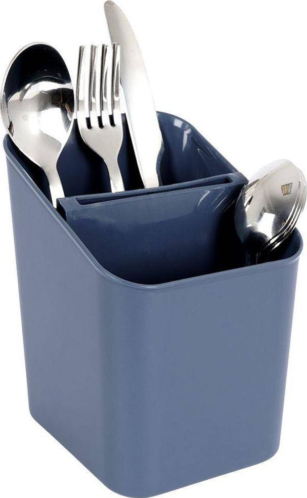 Vilde Ociekacz stojak koszyk pojemnik na sztućce przybory kuchenne organizer kuchenny szary