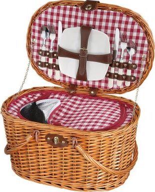 Cilio Kosz piknikowy Cilio Riva dla 2 osób 45 x 31 x 25 cm jasny brąz