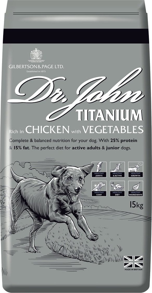 Dr John Titanium Rich in Chicken with Vegetables 15 kg