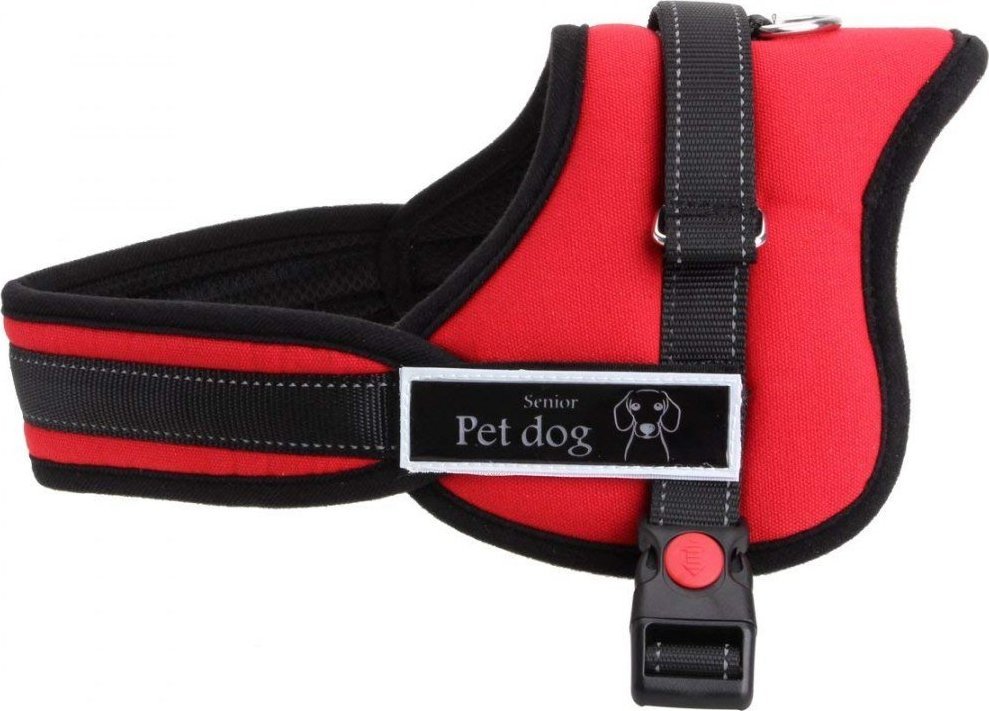 Ikonka Szelki dla psa mocne XL 80-110cm Senio Dog czerwon
