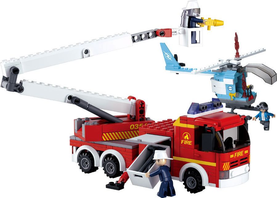 Sluban Konstruktorius gaisrinė ir sraigtasparnis 403 dal. SLUBAN