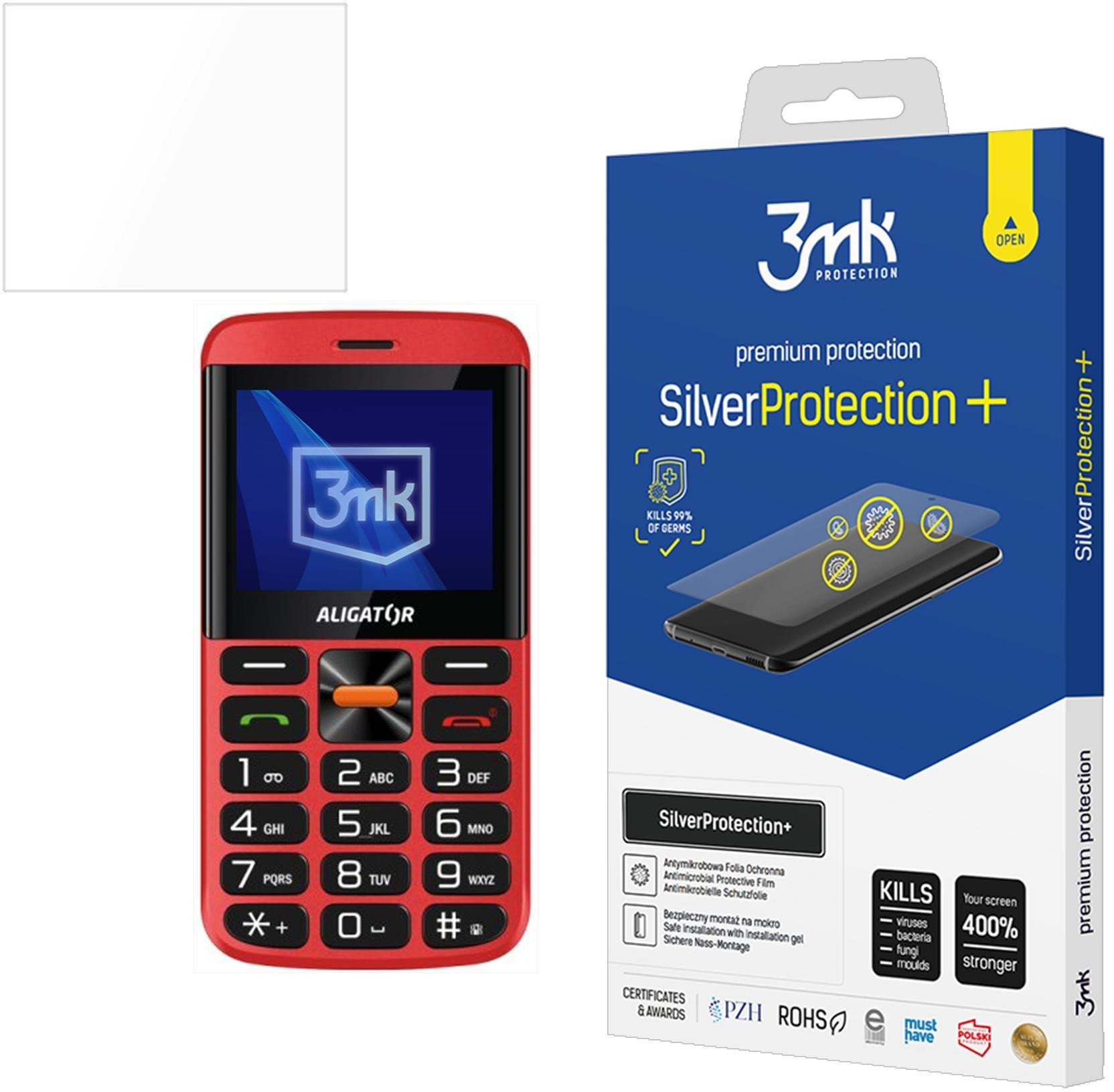 ALIGATOR A910 4G - 3MK SILVERPROTECTION+