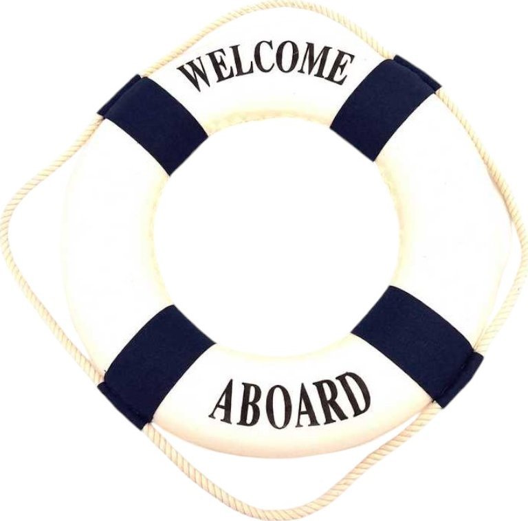 Giftdeco Koło ratunkowe na ścianę - dekoracja