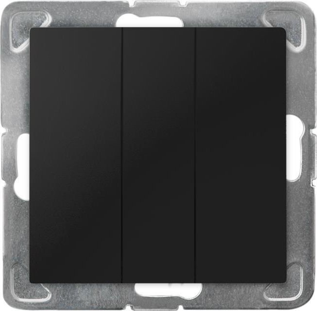 Ospel IMPRESJA Łącznik potrójny czarny metalik ŁP-13Y/m/33