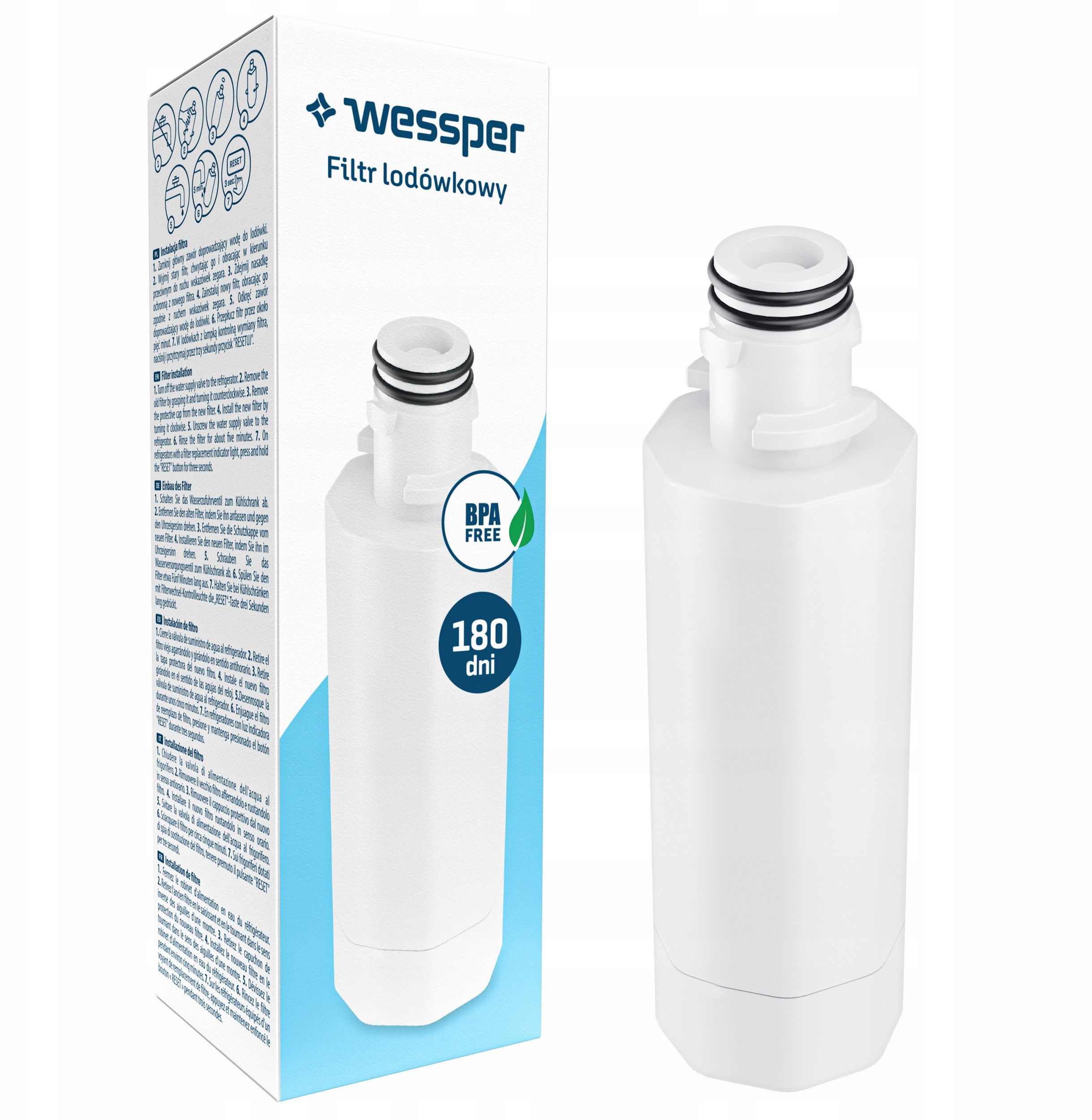 Filtr wody do lodówek LG, Kenmore (WES411)