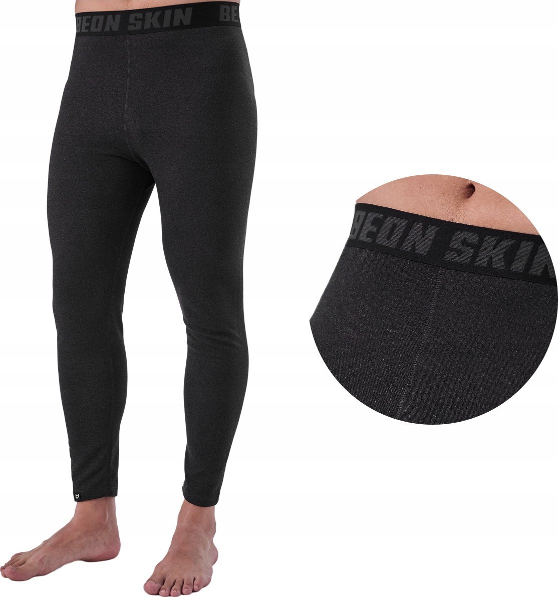 Beon Spodnie termoaktywne męskie Beon Skin Fervor Volcano Grey M