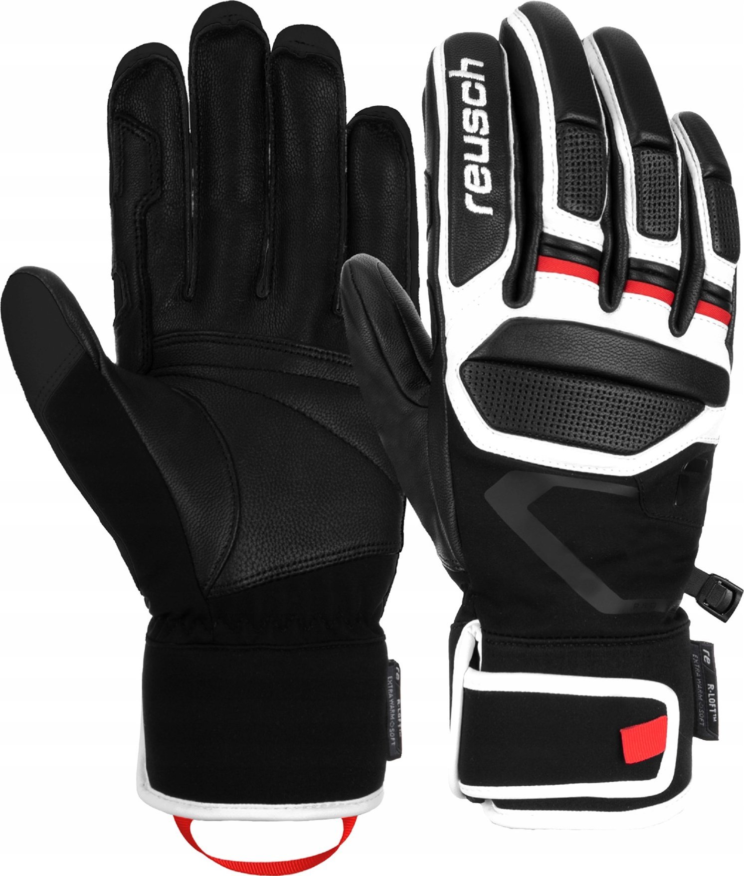 Reusch Rękawice narciarskie Reusch Pro RC Black/White/Fire Red 2024 8.0