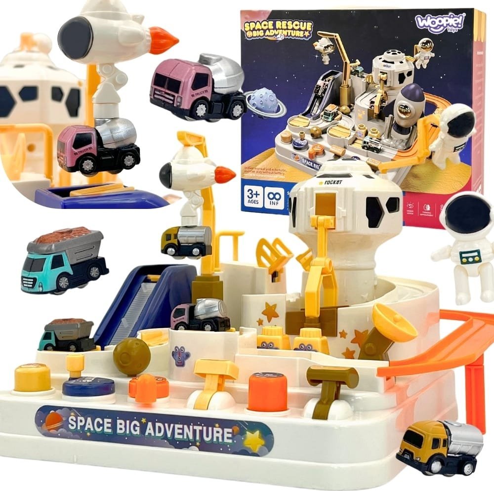 Woopie WOOPIE Interaktywny Tor Przeszkód Samochodowy " Kosmiczna Przygoda Astronauty"