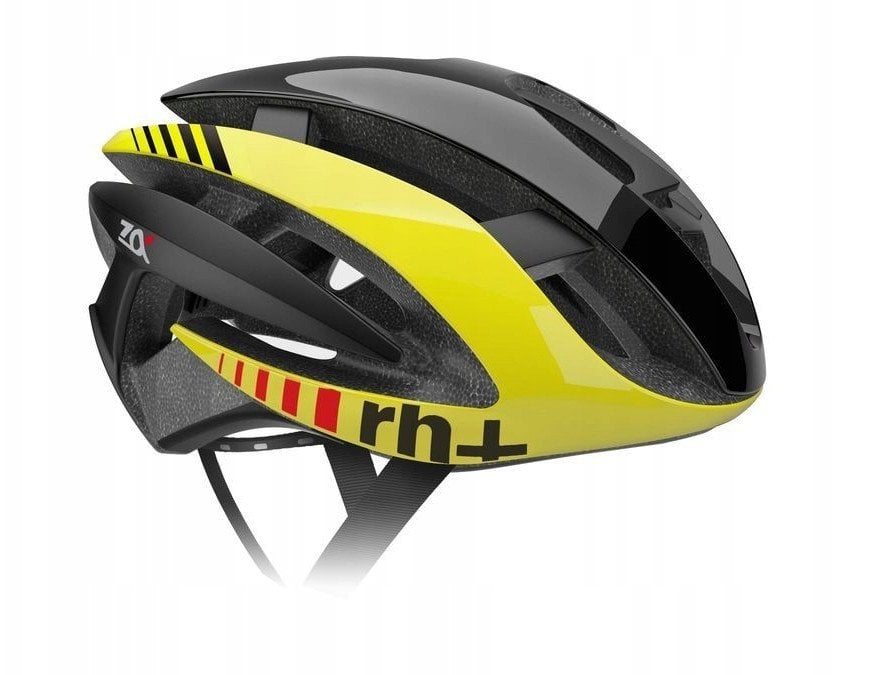 Kask rowerowy zeroRH+ Z Alpha SHINY BLACK/SHINY YELLOW XS/M