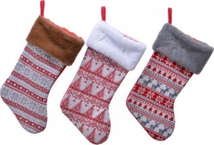 Dekoracja świąteczna Kaemingk skarpeta