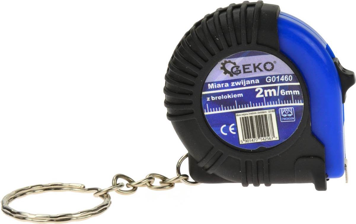 Geko Miara zwijana 2m x 6mm z brelokiem (30/300)