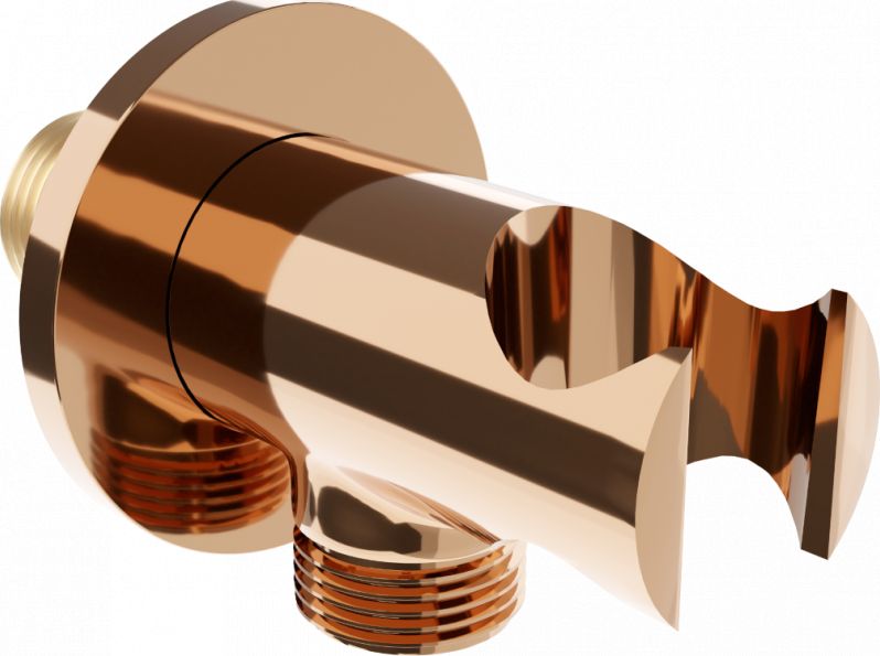 Mexen Mexen Kai przyłącze kątowe różowe złoto - 79301-60