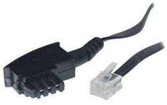 TAE-Anschlusskabel (F) 3m Inter. Norm schwarz (VF v. 5)