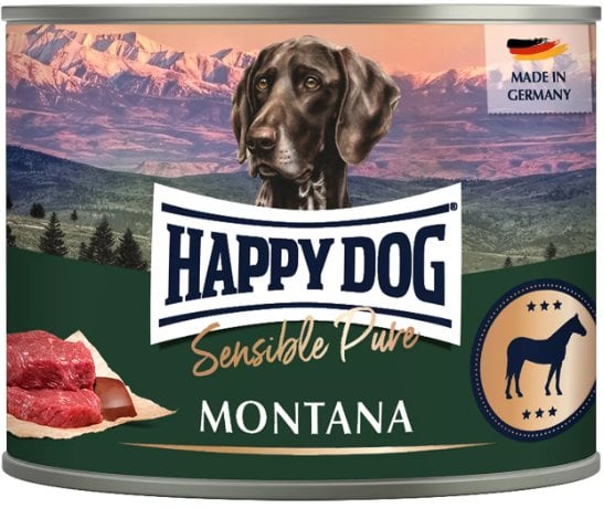 Happy Dog Sensible Pure* Montana, karma mokra, dla psa, 200g, puszka
