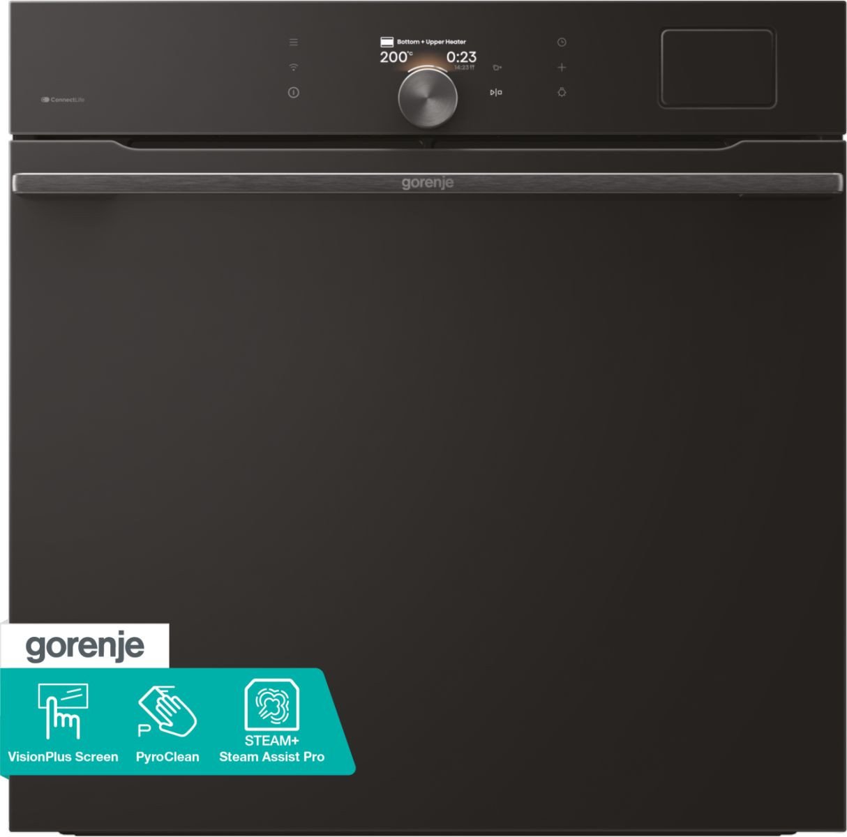 Gorenje BPSA6138B G800 System Multi z dodatkiem pary, 60 x 60 cm
