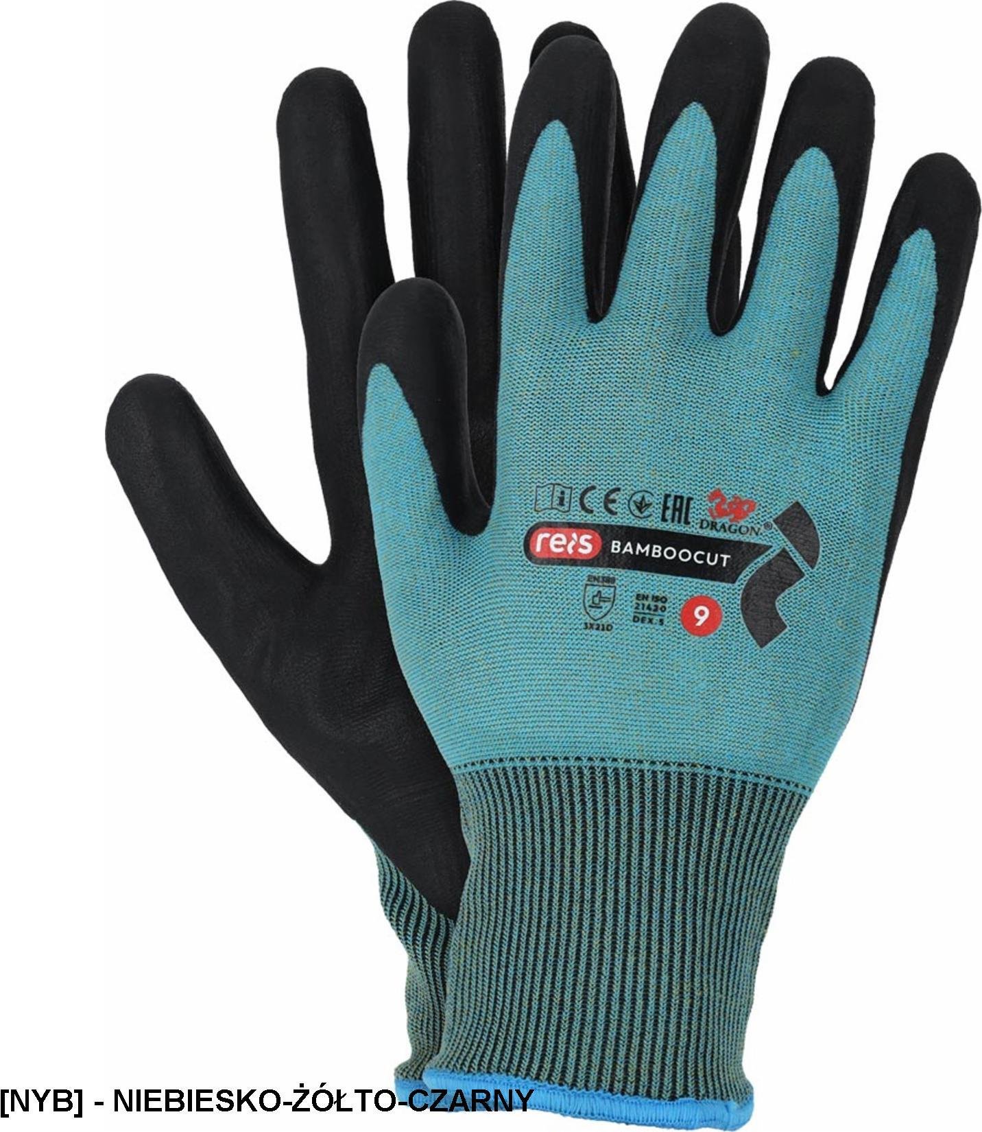 Reis BAMBOOCUT Rękawice ochronne 8