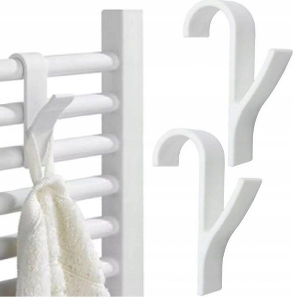 PrzydaSie 2X Haczyk Wieszak Na Grzejnik Kaloryfer Łazienkowy