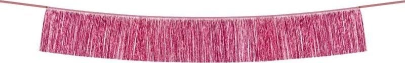 Girlanda frędzle różowa