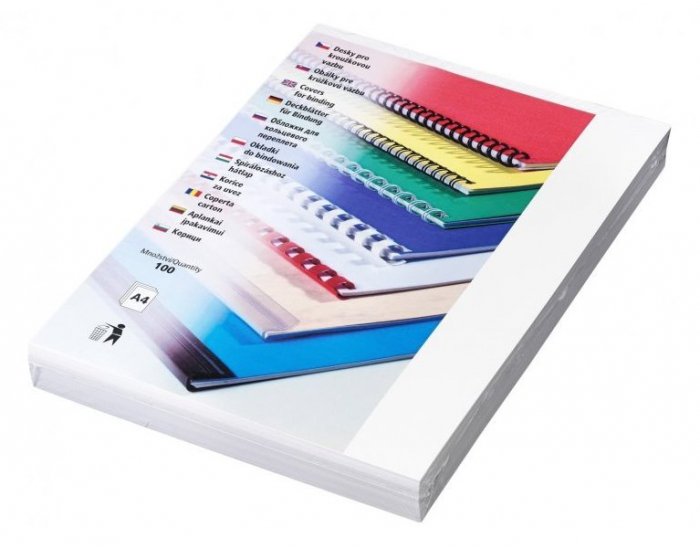 Fellowes Manutan Teczki do bindowania dokumentów błyszcząca tektura (190108)