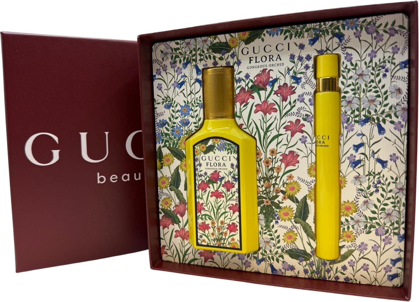 GUCCI FLORA GORGEOUS ORCHID CASE 2 pcs