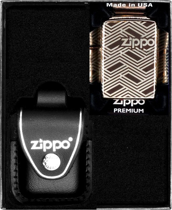 Zestaw ZIPPO Zapalniczka ABSTRACT LASER DESIGN Prezentowy No3