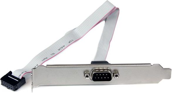 StarTech DB-9 - IDC-10, 0.4m, Szary (PLATE9M16)