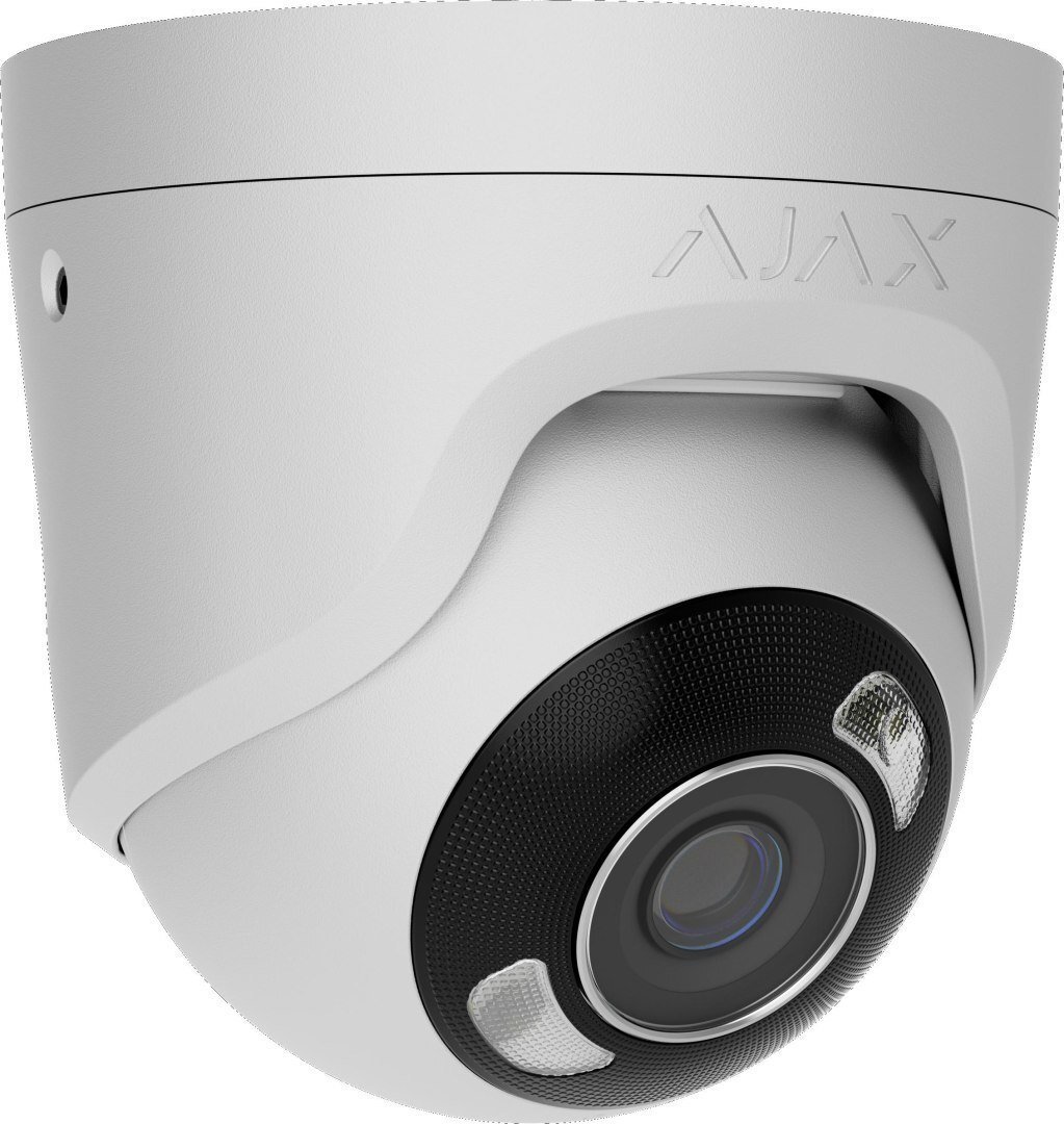 Kamera IP Ajax Kamera HL - kopułka metalowa TurretCam (8 Mp/2.8 mm) (8EU) - white