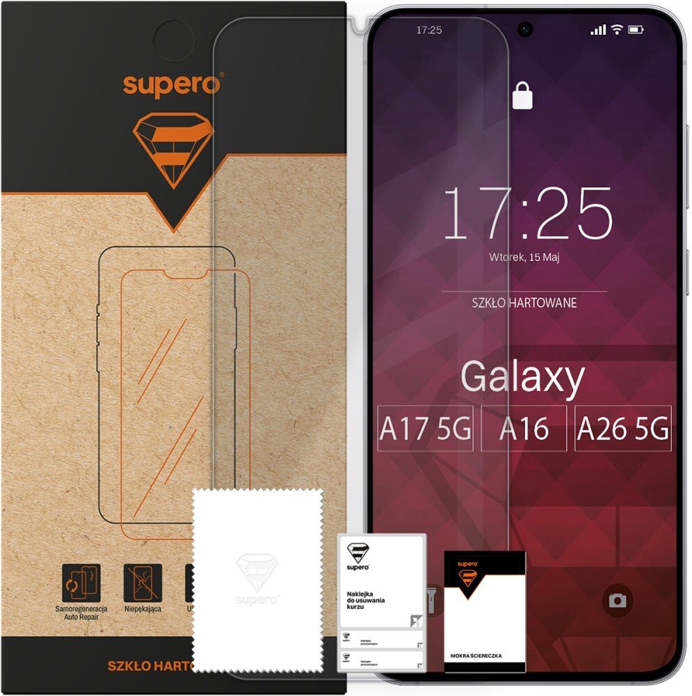 SUPERO Szkło hartowane do Samsung Galaxy A16 / A17 / A26 5G