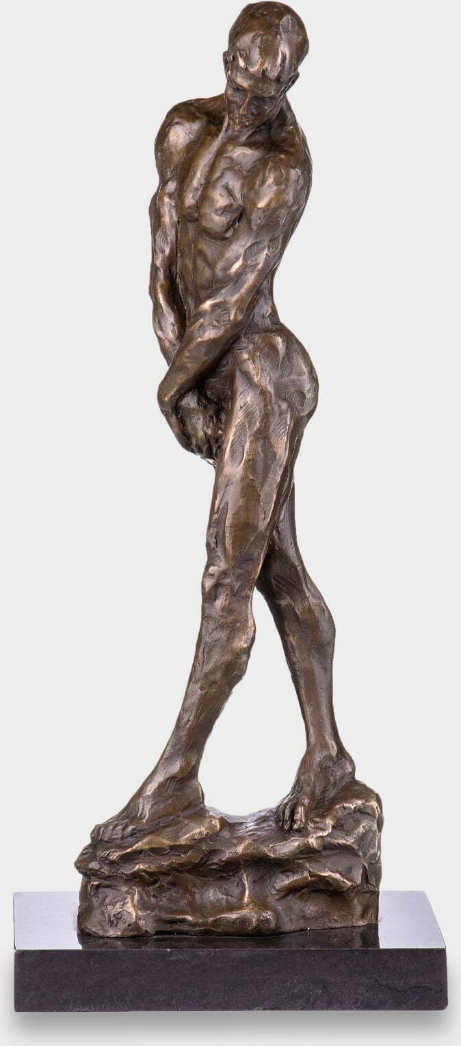 rzezbyzbrazu Akt Męski alla Auguste Rodin Rzeźba z Brązu