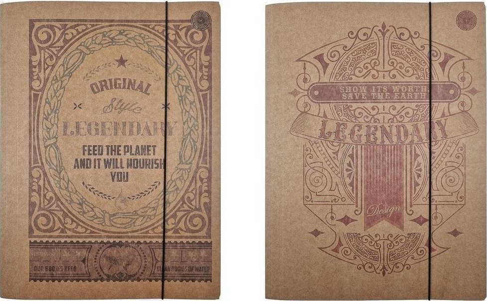 Ziemia Obiecana Teczka A4 z gumką Legendary (10szt)