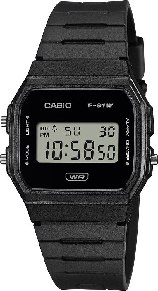 ZEGAREK MĘSKI CASIO F-91WB-1ADF + BOX
