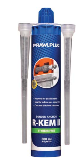 Rawlplug Kotwa wklejana poliestrowa bez styrenu do betonu 300mL 1szt. - R-KEM-II-300