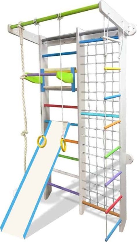 Babygame Drabinka gimnastyczna drewniana kolorowa Mistrz Babygame