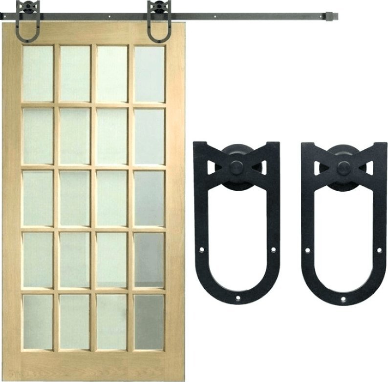 Bonmario System drzwi przesuwnych typu BARNDOOR wzór: podkowa II bez drzwi