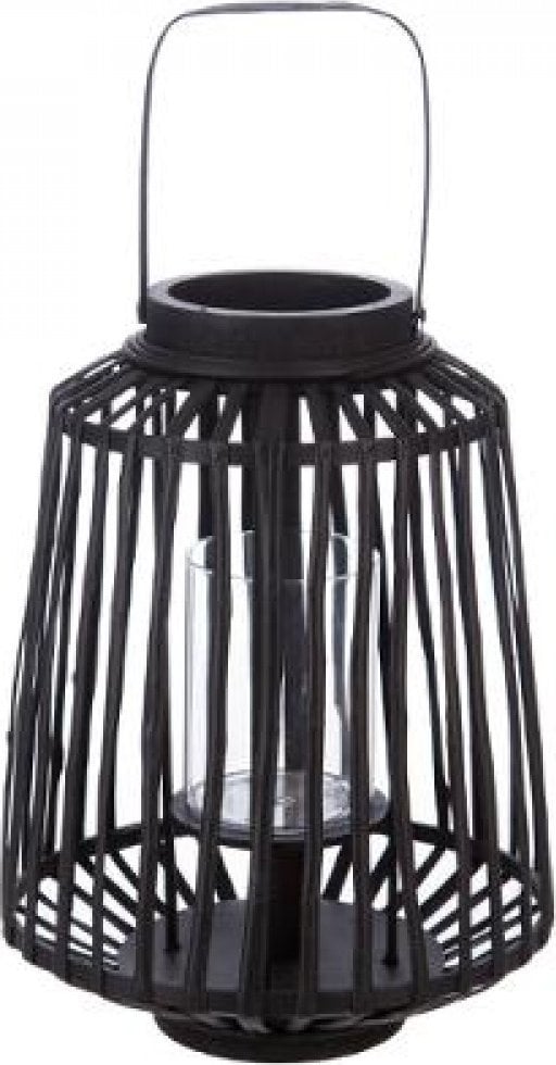 Atmosphera Lampion drewniany duży, wys. 35 cm