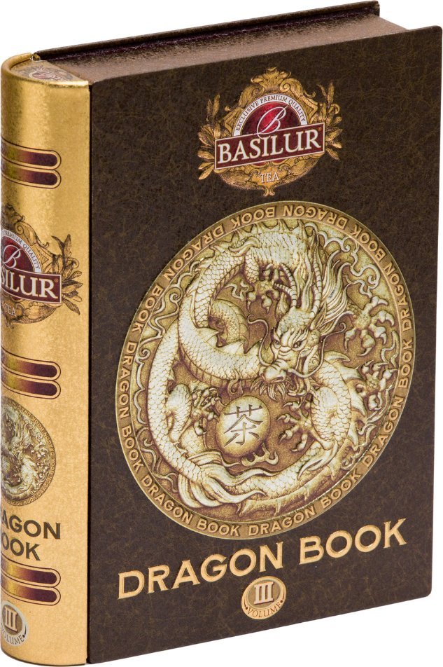 Basilur Basilur DRAGON TEA BOOK VOL. III herbata czarna OP liściasta - puszka 100 g