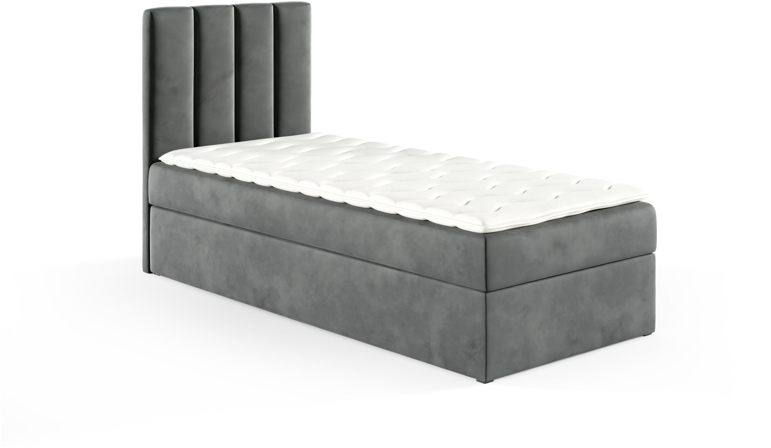 Łóżko kontynentalne Nina Box 90x200 bez nóg riviera 91