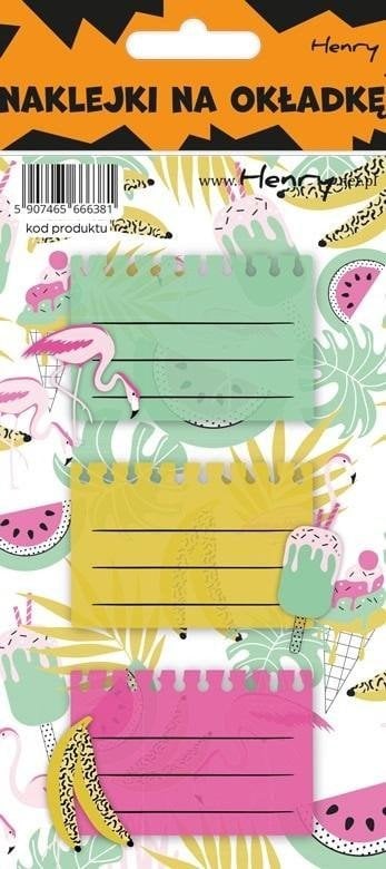 HENRY Naklejki na zeszyty - Lato (12szt)