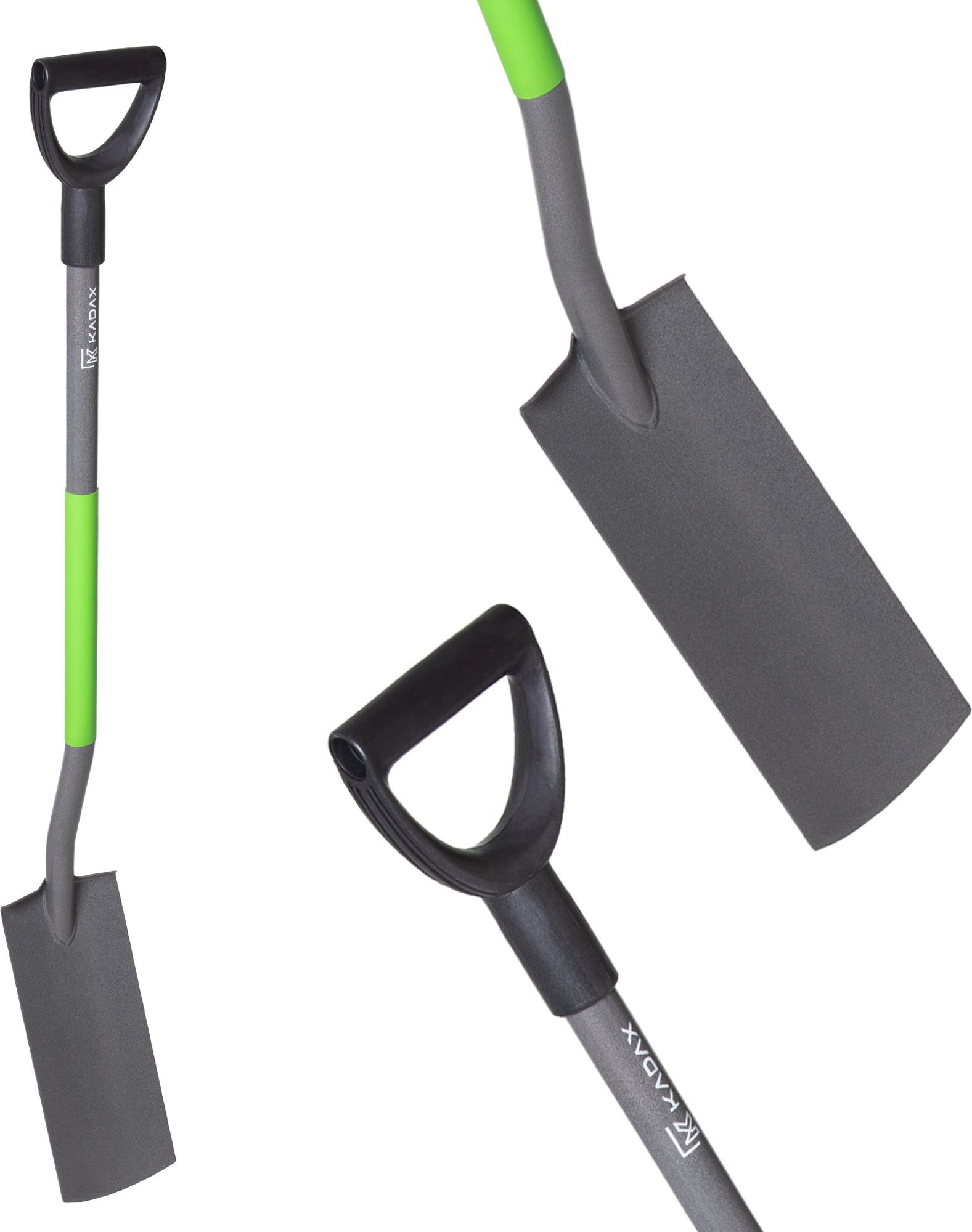 Kadax KADAX Łopata Szpadel 126cm Drenarski Długi Sadowniczy Wąski Ostry Dołownik