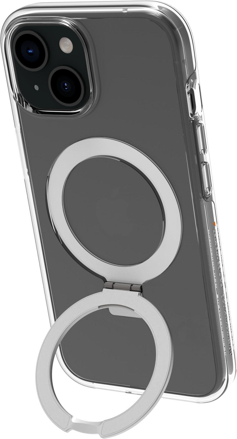 dbramante dbramante1928 Iceland Ultra - Tylny pokrowiec na telefon komórkowy - z podstawą - kompatybilny z MagSafe - D3O, Kunststoff - przezroczysty -