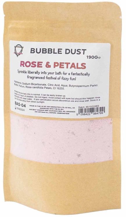 Puder do kąpieli - Płatki róży