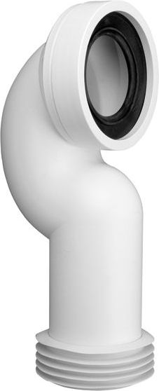 McAlpine Przyłącze kanalizacyjne długie 275mm kątowe biały (HC42)