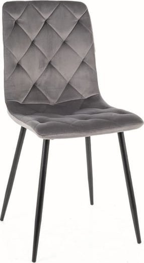 Signal Krzesło JERRY VELVET szary SIGNAL