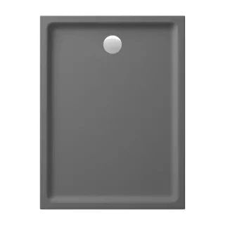 BRODZIK PROSTOKĄTNY TAKO 120X90X4 SZARY MAT