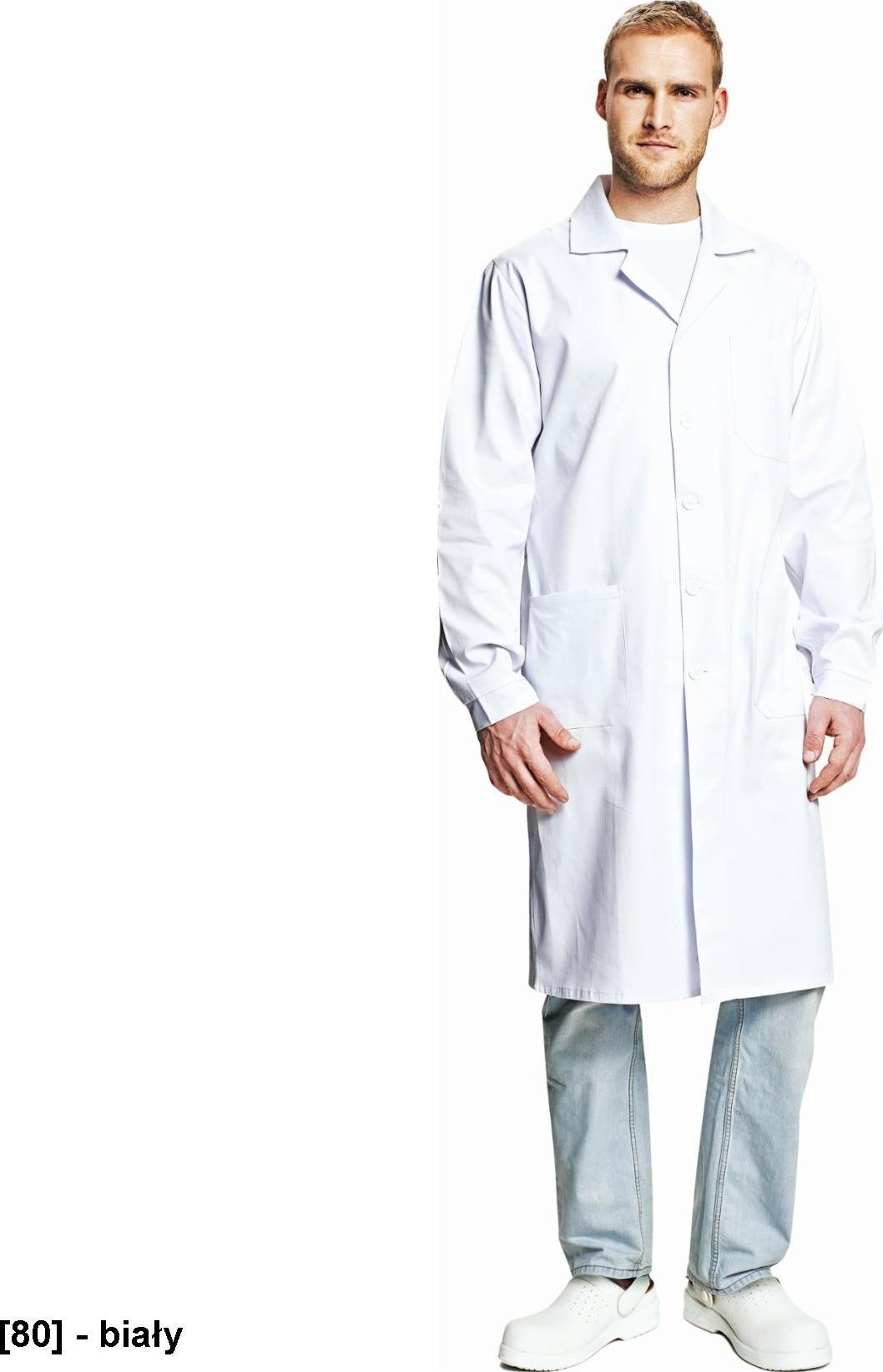 CERVA FERN - męski fartuch roboczy z długim rękawem 44