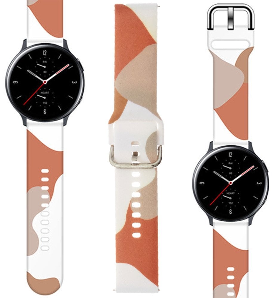 Pasek Strap Moro do Samsung Galaxy Watch 45 / 46 / 47 mm silikonowa bransoletka opaska do zegarka - wzór 5
