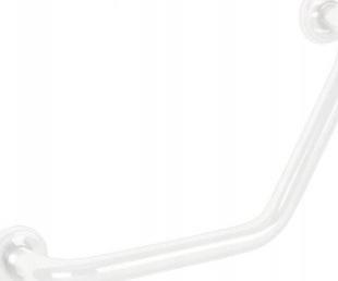 Bisk Uchwyt łazienkowy nad wannę kątowy 38cm biały